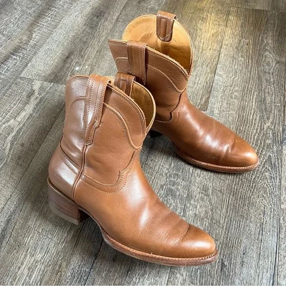 Tecovas The Penny Caramel Tan Size 9.5B Women’s Boots Booties - Picture 2 of 15